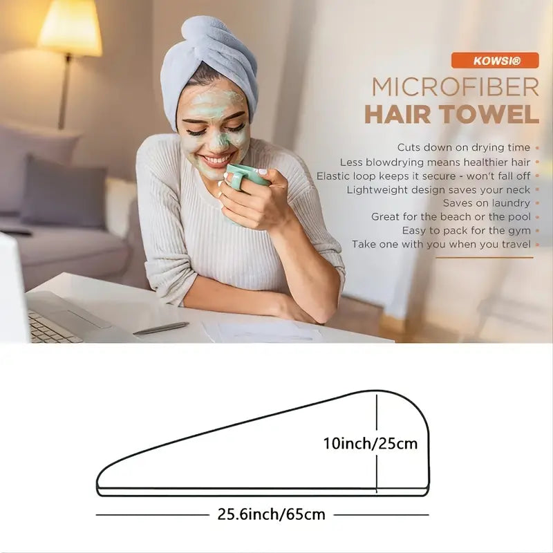 Microfiber Hair Towel Wrap