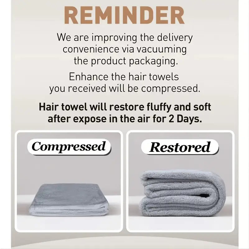 Microfiber Hair Towel Wrap