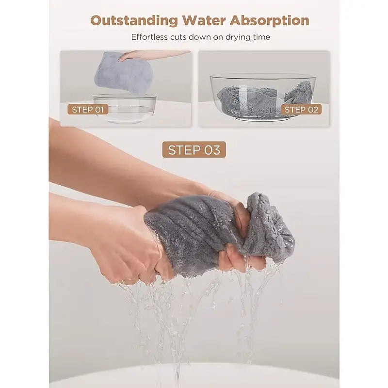Microfiber Hair Towel Wrap