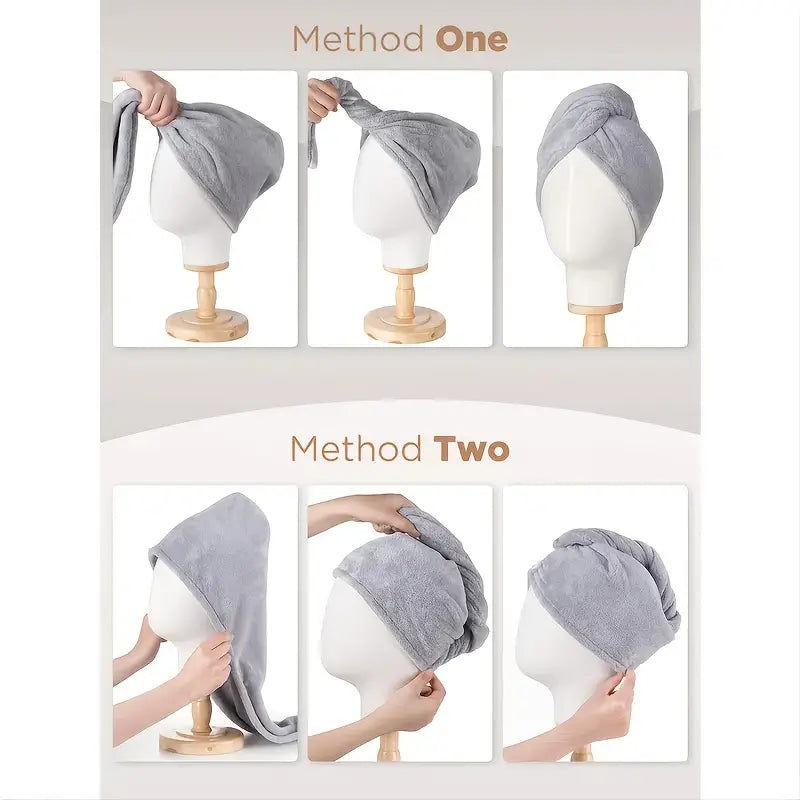 Microfiber Hair Towel Wrap